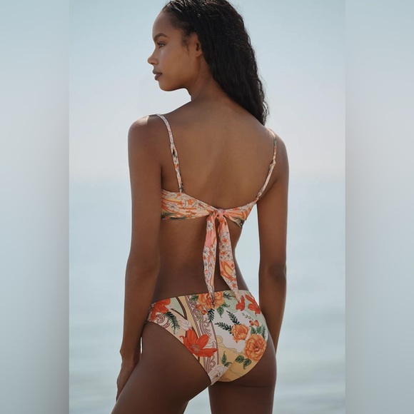 NWT Agua Bendita Lace Bandeau Bikini Top - Picture 3 of 8